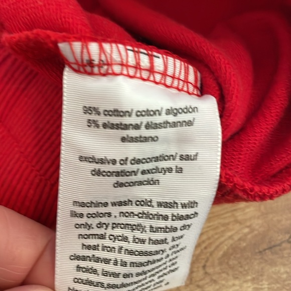 Tommy Hilfiger red joggers. - Picture 8 of 8